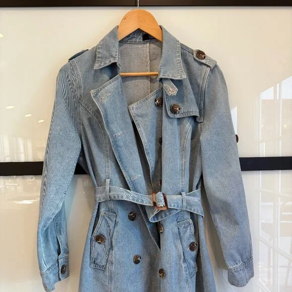 Denim Trench - Picture 1 of 4